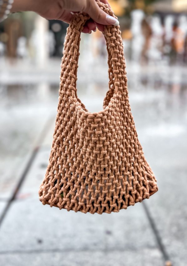 Echo Net Clutch Bag