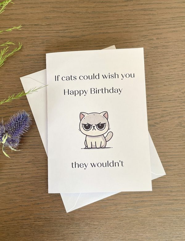 Birthday Card Grumpy Cat
