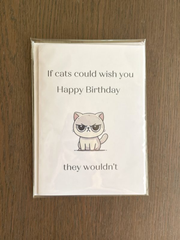 Birthday Card Grumpy Cat - Image 3