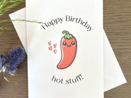 Birthday Card Hot Stuff