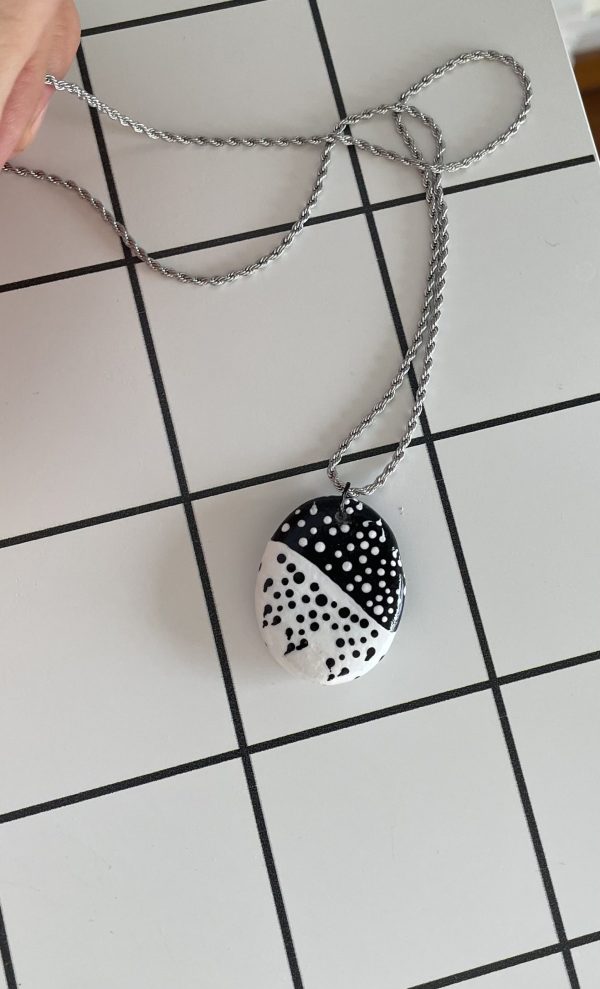 Double Sided Pebble Necklace - Image 7