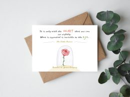 GREETING CARD 'Little Prince Rose'