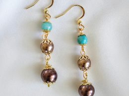 Gemstone Earrings "Lunar Charm"