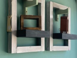 Art wall shelves (pair)
