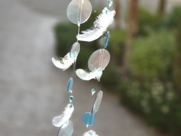 Blue Feather Chime