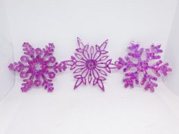 Christmas Ornaments Set 3 pcs - Red Color
