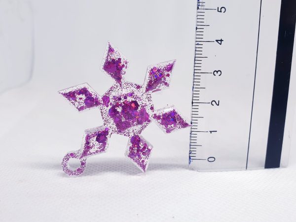 Christmas Ornaments Set 3 pcs - Pink Color (small) - Image 2