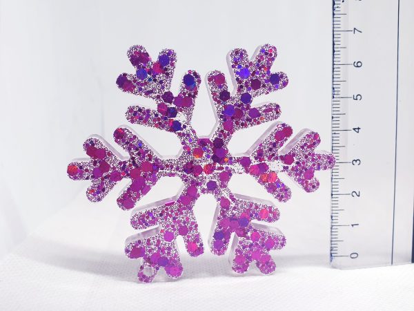 Christmas Ornaments Set 3 pcs - Red Color - Image 2