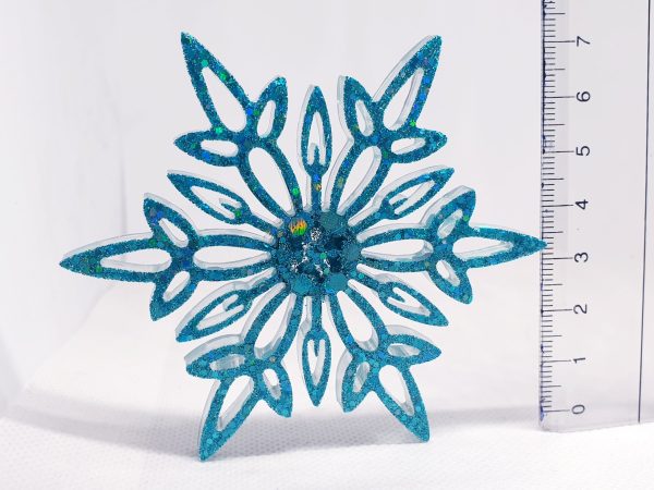 Christmas Ornaments Set 3 pcs - Turquoise Color - Image 2