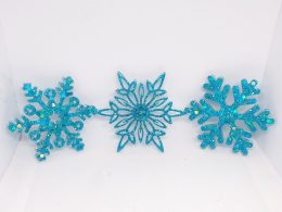 Christmas Ornaments Set 3 pcs - Turquoise Color