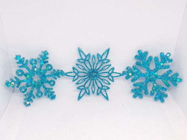 Christmas Ornaments Set 3 pcs - Turquoise Color