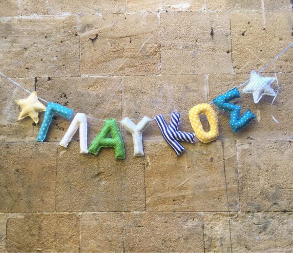 Personalized Plush Name Banners - Image 7