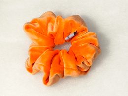 Orange scrunchie