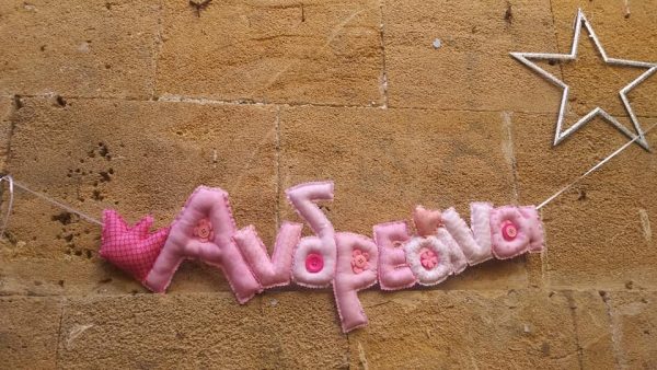 Personalized Plush Name Banners - Teddy - Image 3