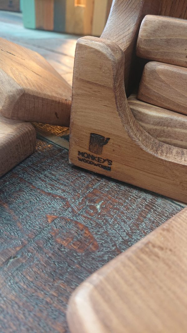 Set of 8 Handmade high-quality coasters with holder - Image 9