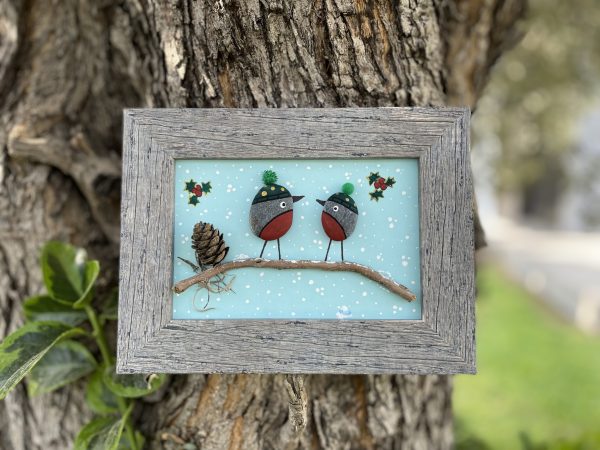 Pebble Art ''Baby, It's Cold Outside...'' - Image 9