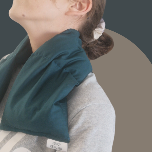 Lavender Neck Wrap Pillow - Camel - Image 4
