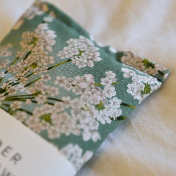 yogion Lavender eye pillow Japanese Floral DETAIL