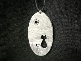Cat in the sun pendant