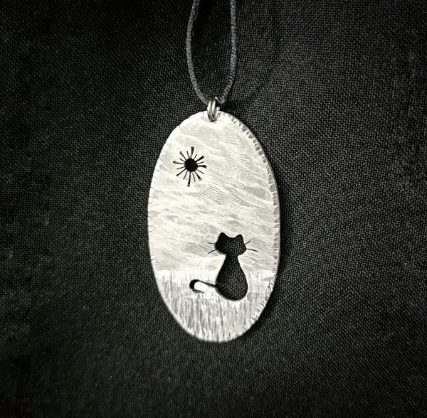 Cat in the sun pendant