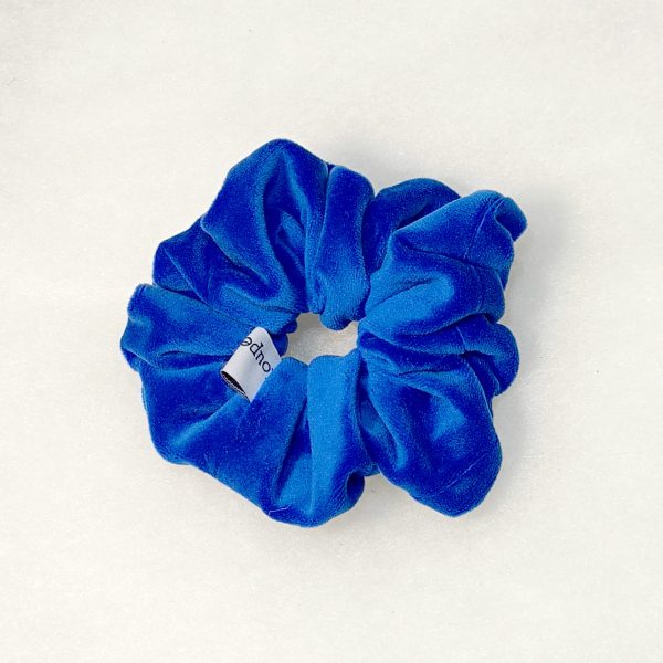 blue velvet scrunchie