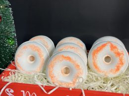 Bath bomb ORANGE GLITER