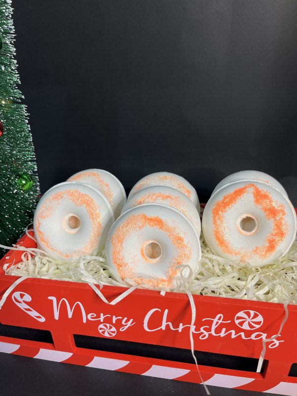 Bath bomb ORANGE GLITER