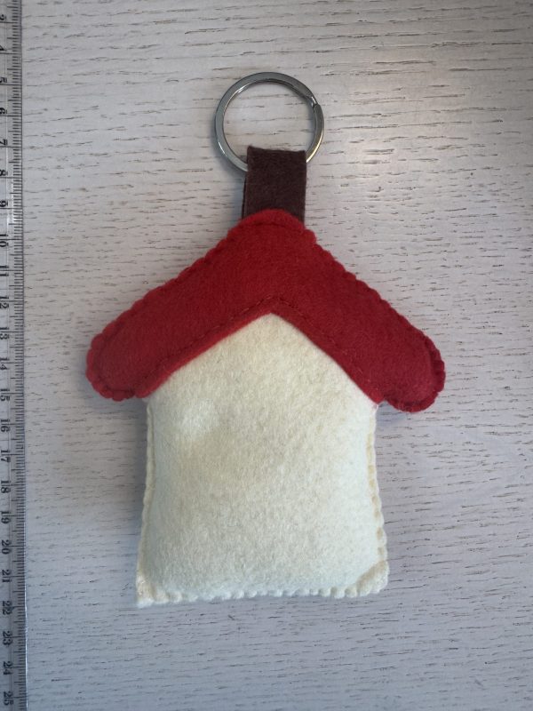 Sweet Felt 'Home' Key Ring Charm - Image 2
