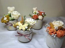 Candles mini flowers box?
