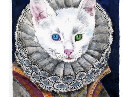 Funny Royal Pet Custom Hand Painted Watercolour Painting