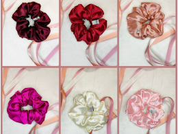 Galentine's Collection Satin Scrunchies