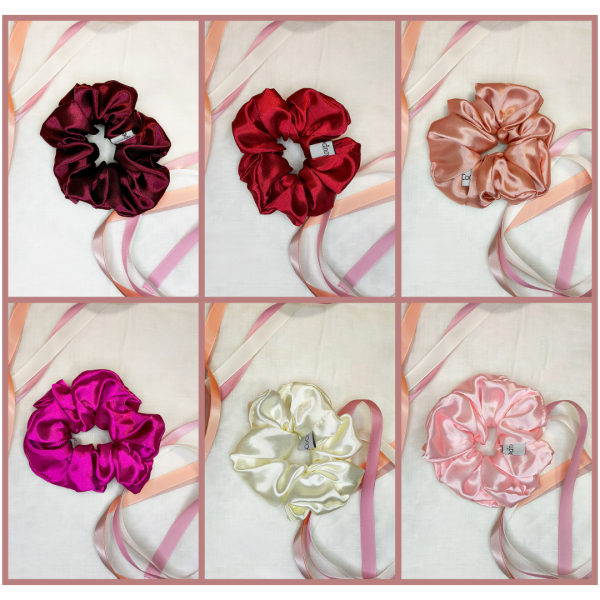 Galentine's Collection Satin Scrunchies