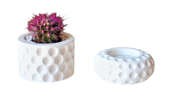 Cactus mini pot and tealight holder