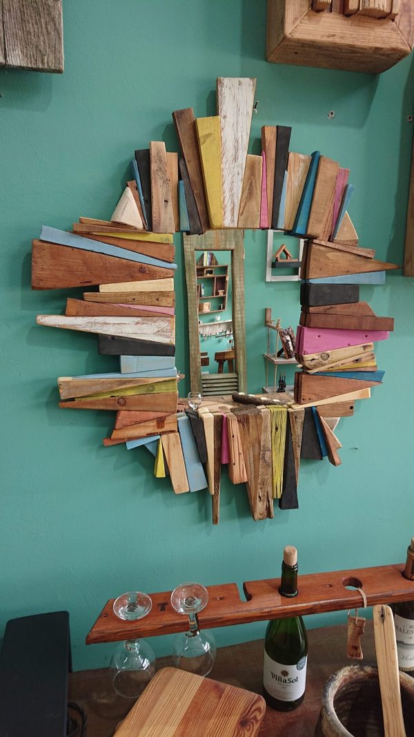 Unique, one off, handmade wall mounted mirror - Image 5