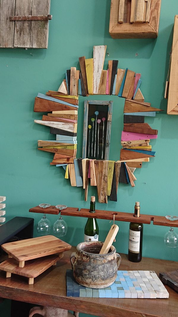 Unique, one off, handmade wall mounted mirror - Image 2