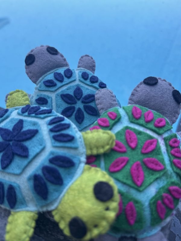 Felt Sea Turtle Magnet - 3 colours to choose from