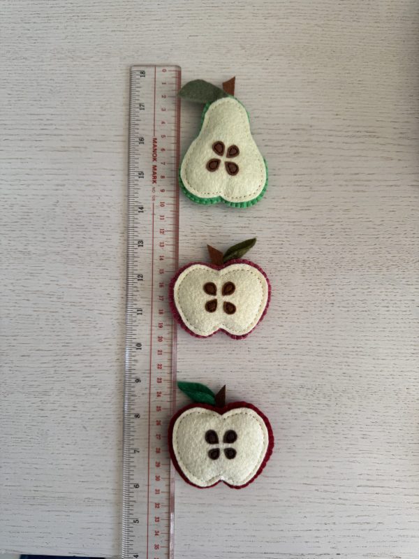 Whimsical Felt Fruit Magnets -3 variations