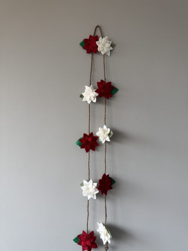 Elegant Felt Flower Garland - 2 available
