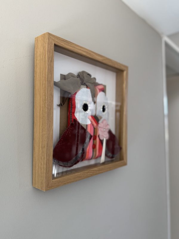 Charming Fabric Owl Wall Art