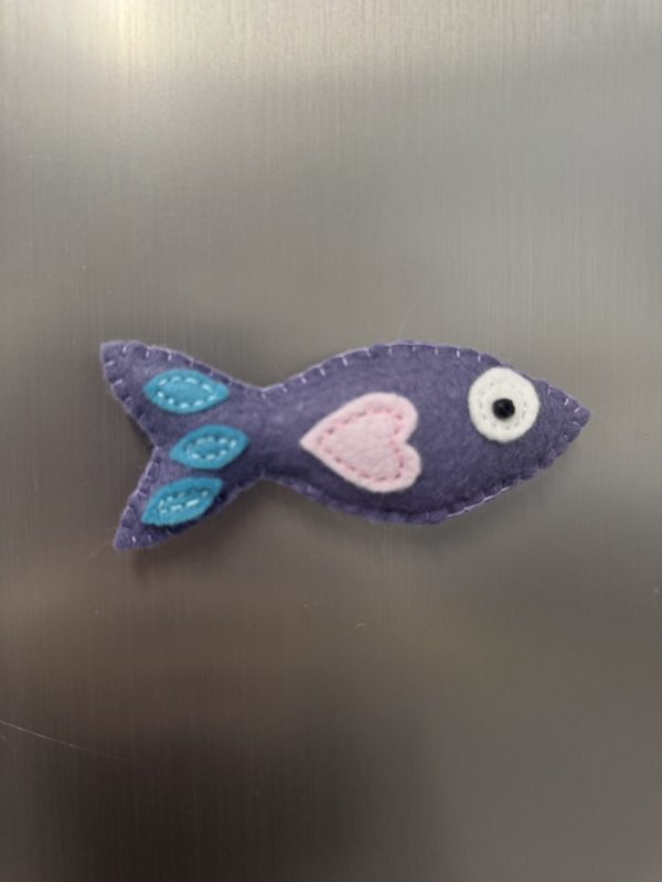 Whimsical Felt Fish Magnets-6 variations - Image 5