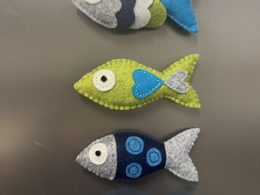 Cute Felt Fish Magnets-4 variations