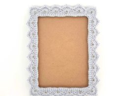 the "Dull with a sparkle" photo frame // grey & shiny elegant photo frame - whole