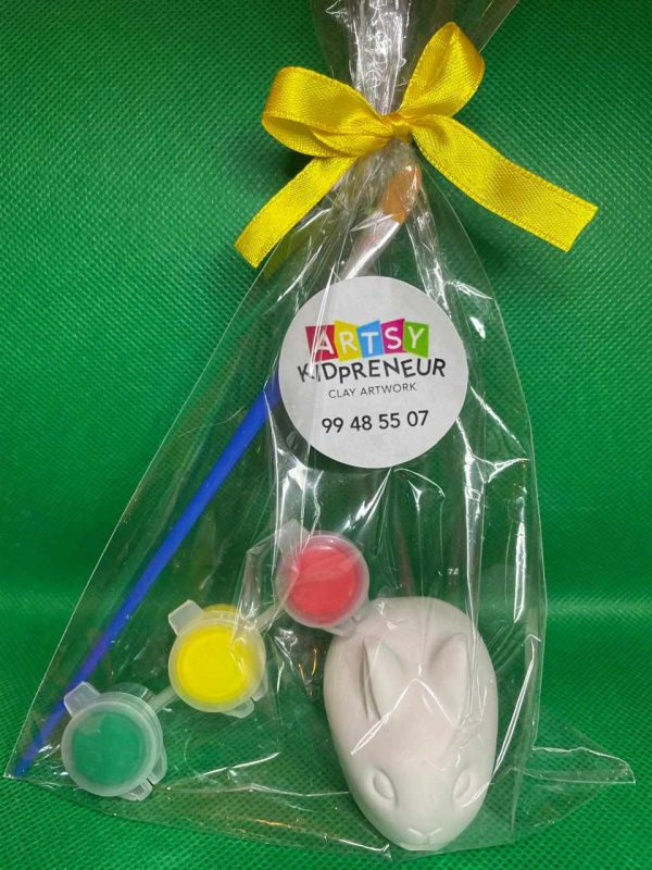Ceramic Gypsum 3D Baby Easter Bunny