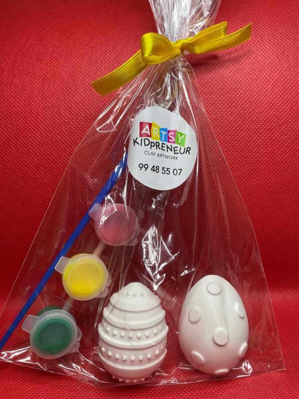 Ceramic Gypsum Easter Magnetic Eggs