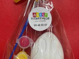 Ceramic Gypsum Easter Bunny Egg