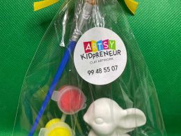 Ceramic Gypsum 3D Easter Bunny