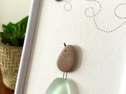 Seaglass and Pebble Art