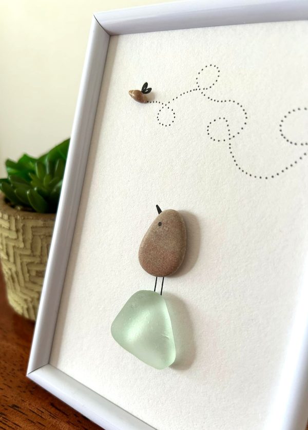 Seaglass and Pebble Art