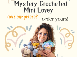 Mystery crocheted mini lovey