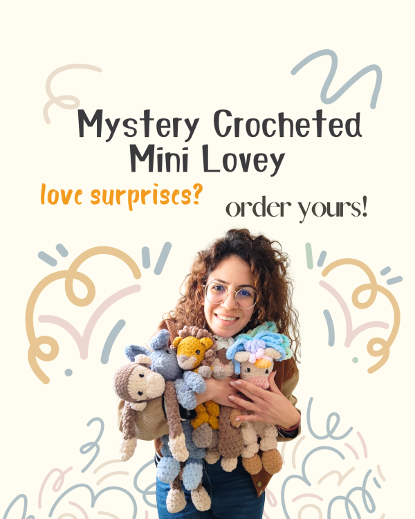 Mystery crocheted mini lovey